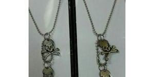Double Tag Metal Pendant