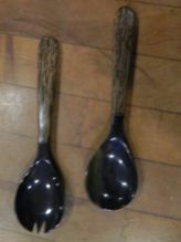 Handmade Buffalo Horn Spoons for Home Stores, Natural Craft Stores