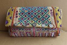 Cotton Fabric Clutch Purse