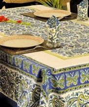 Hand Block Printed Table Linen Cloth