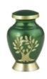Green Tree Brass Cremation Urn