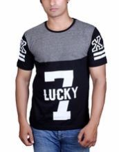 Men Cotton Printed T Shirt for Summer