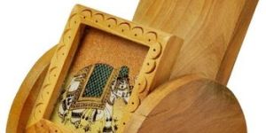 Gemstone Painting Wooden Mobile Stand