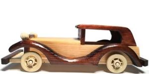 Wooden Handicraft Replicas Classic Car Showpieces