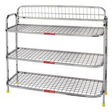 Organizer Stainless Steel Metal Shoe Rack
