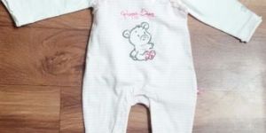 BABY ROMPER SHOCKS WITH BEAR PRINT