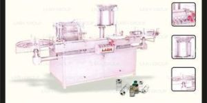 Automatic Vial Filling and Stopper Placing Line for Liquids