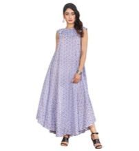 Asian Art Long Dress