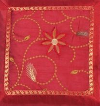 Ribbon Embroidery Cushion Covers