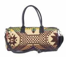 Vintage Patchwork Travel Duffel Bag