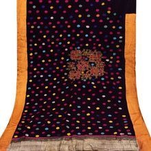 Cotton Hand Embroidered Vintage Fabric