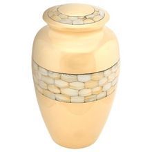 Pearl Brass Cremation Urn