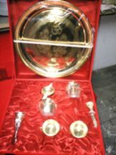 Brass Polished Puja Thali Gift Set