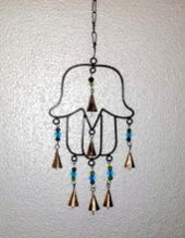HAMSA HAND METAL CRAFT BELLS