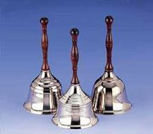 Silver Plated Brass Hand Bell