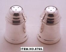 Silver Plated Salt and Pepper Shaker Set