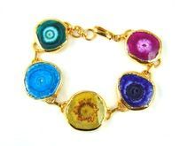 Druzy Sollar Quartz Bracelet