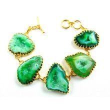 Women Cluster Gemstone Bracelet