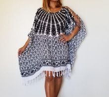 Open Shoulder Tunic Caftan