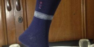 Mens Cotton Blue Socks