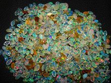 Natural Ethiopian Opal Electric Fire