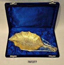 Gold Leaf Dry Fruit Dish