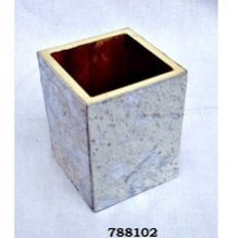 Leather Wooden Pencil Holder