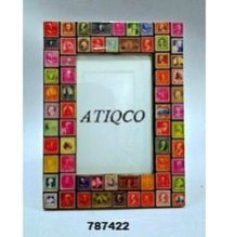 Painted Wooden Photo Frame