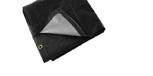 200 GSM BLACK/SILVER TARPAULIN (ANY SIZE)