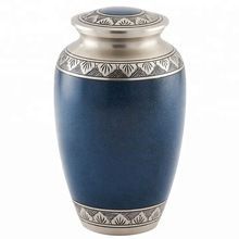 Aluminium Enamel Silver Urn