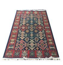 Woollen Flat Weave Soumak Carpet