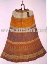 Printed Crinckle Skirts