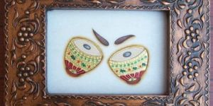 Frame And Marble Wall Painting