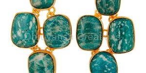 Amazonite Gemstone Earring