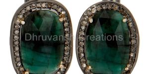 Black Rhodium Plated Cufflink