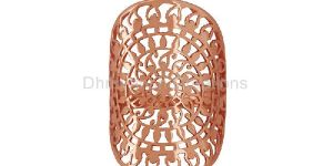 Filigree Design Gold Plated Ring