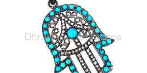 Hamsa Charm Pendant