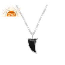 Horn Design Gold Plated Chain Pendant