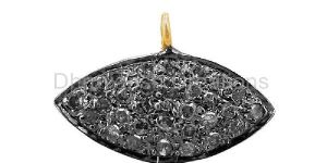 Pave Diamond Evil Eye Pendant