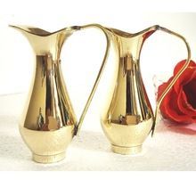 Arabic Plan Brass Metal Gahwa Milk Pot Tea Set