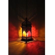 Iron And Glass Candle