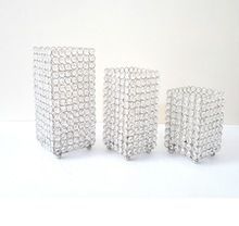 Iron Crystal Flower Stand