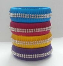 Handmade Broad Silk Bangle