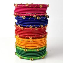 Handmade Silk Threat Bangles