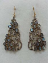 Pave Diamond Earring Dangle