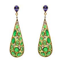 Stone Amethyst Dangling Earring