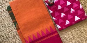80 Count Chettinad Fancy Cotton Sarees with Running Blouse