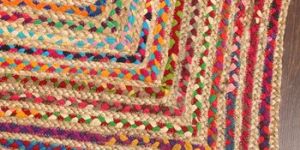 Handmade Braided Jute Rug