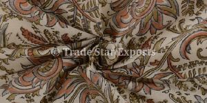 Upholstery Throw Cotton Hand Block Print Fabric