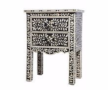 Bed Side Bone Inlay Small Cabinet Furniture